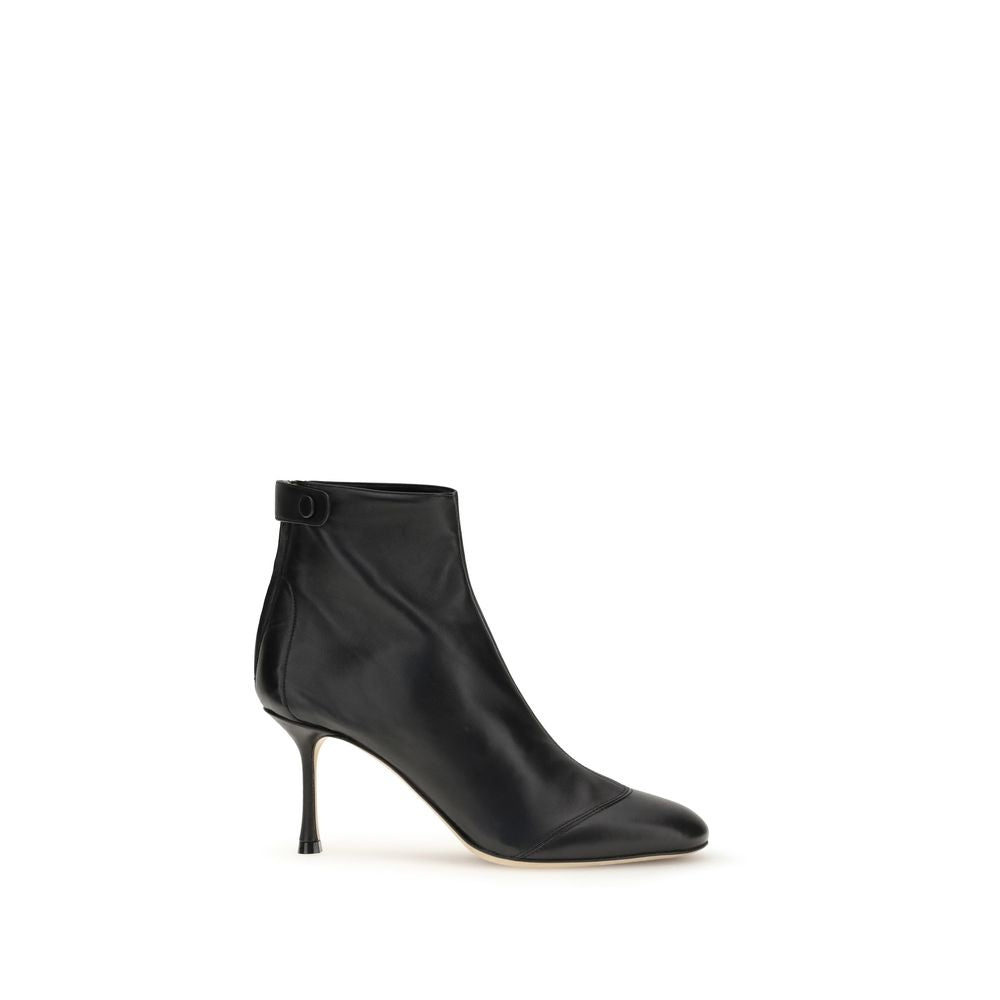 Francesco Russo Leather Ankle Boots
