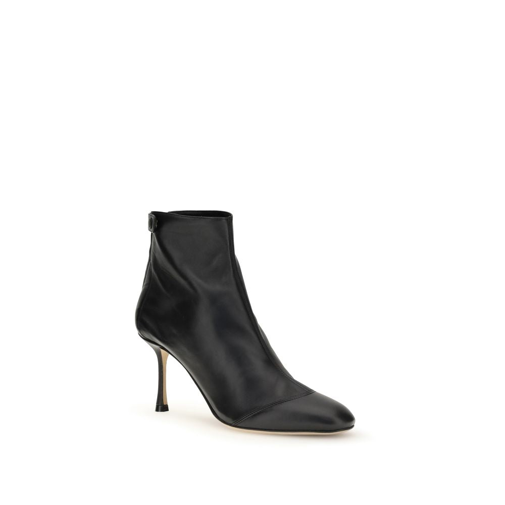 Francesco Russo Leather Ankle Boots