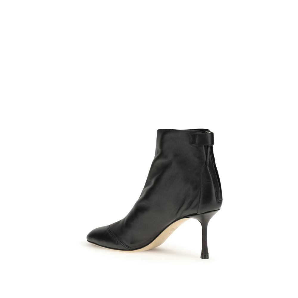 Francesco Russo Leather Ankle Boots