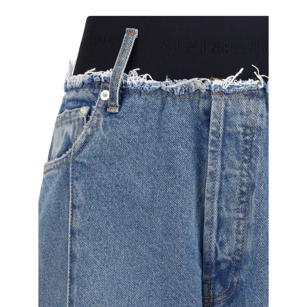 ALAINPAUL Elastic waist Jeans