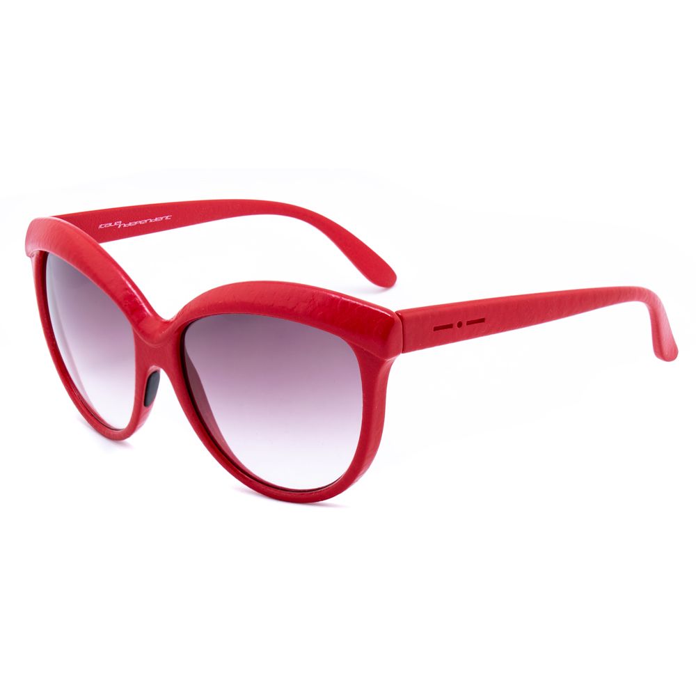 Italia Independent Red Acetate Sunglasses