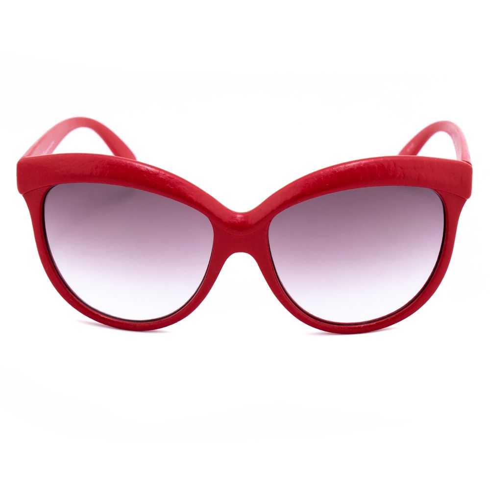 Italia Independent Red Acetate Sunglasses