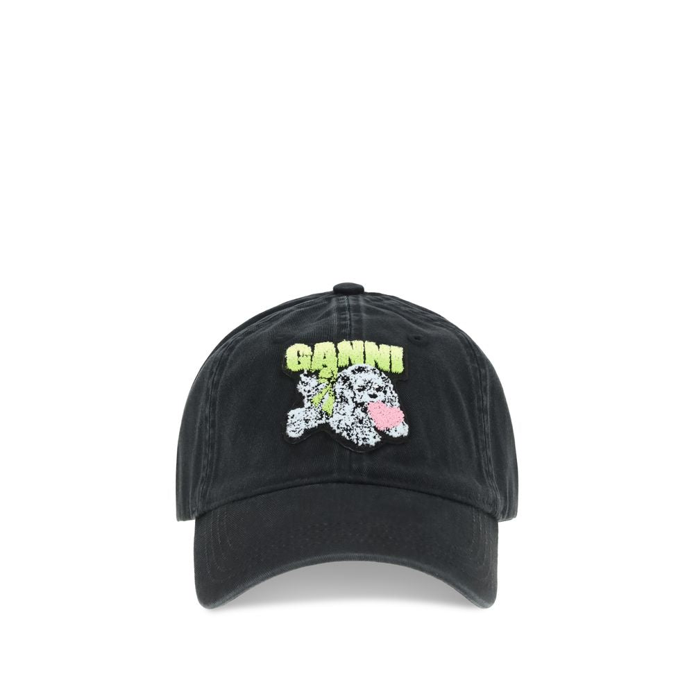 Ganni Puppy Baseball Cap