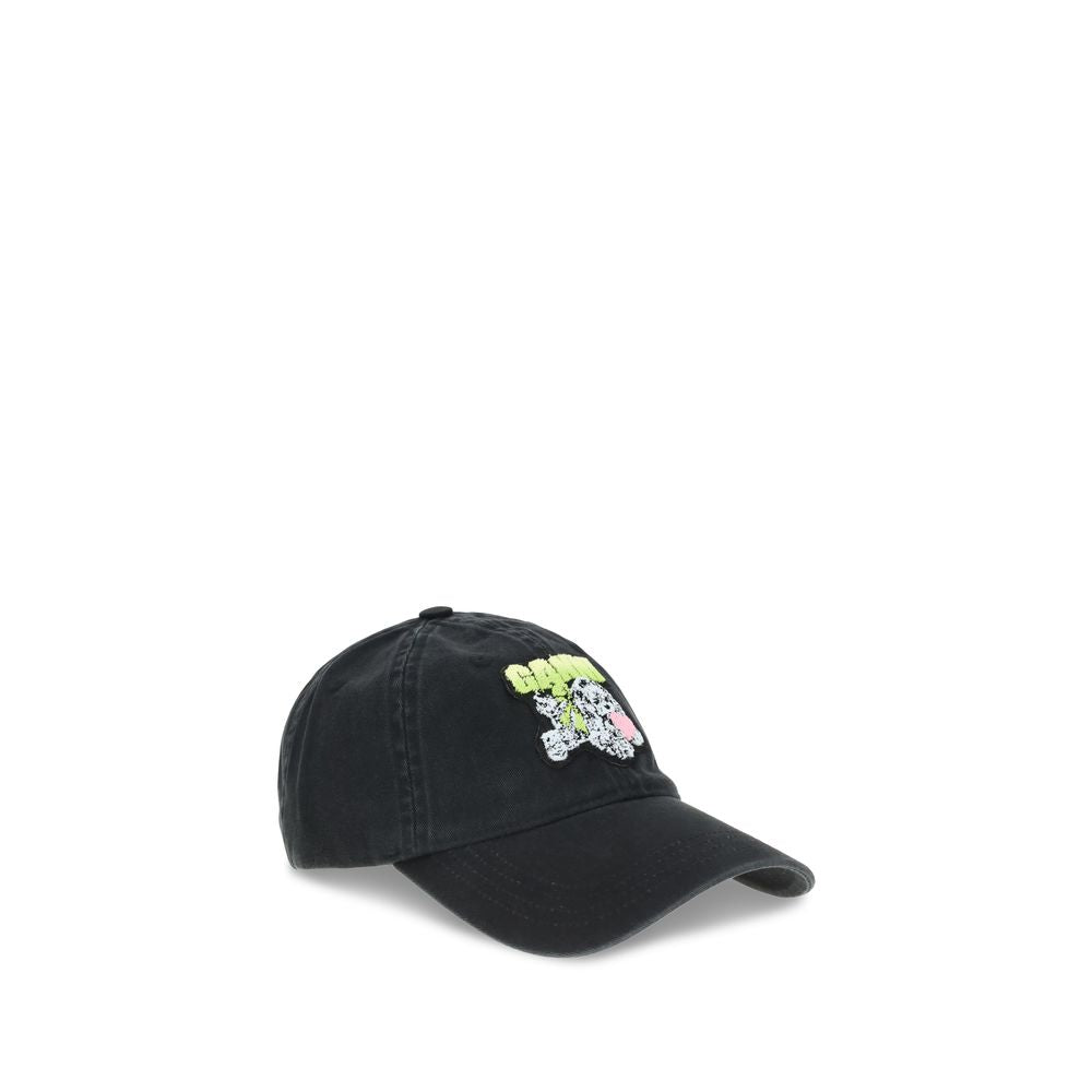 Ganni Puppy Baseball Cap