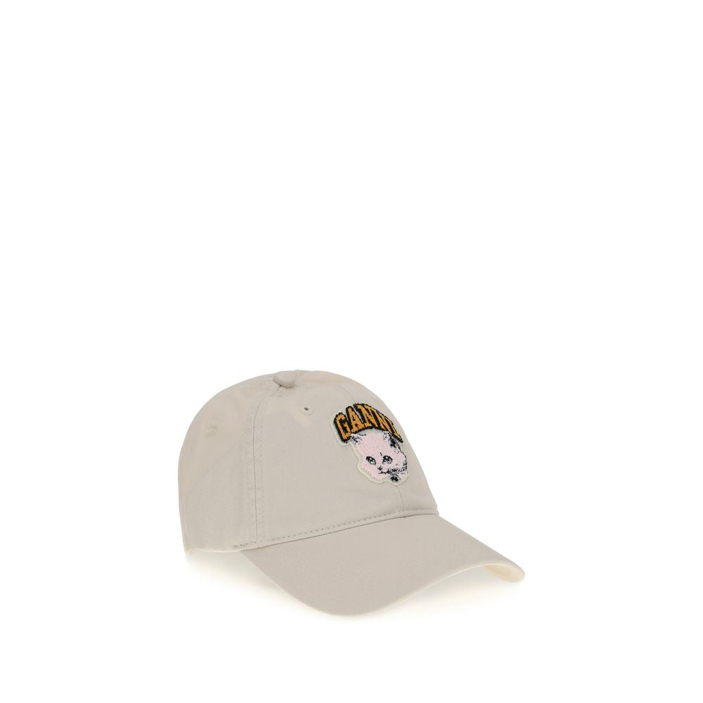Ganni Kitty Baseball Cap
