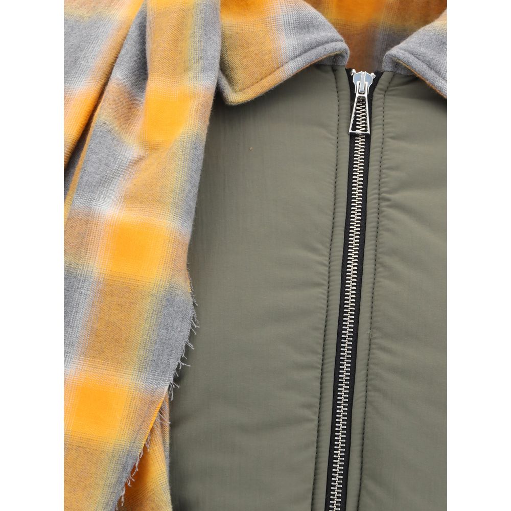 MARBELL Maxi-scarf Puffer Jacket