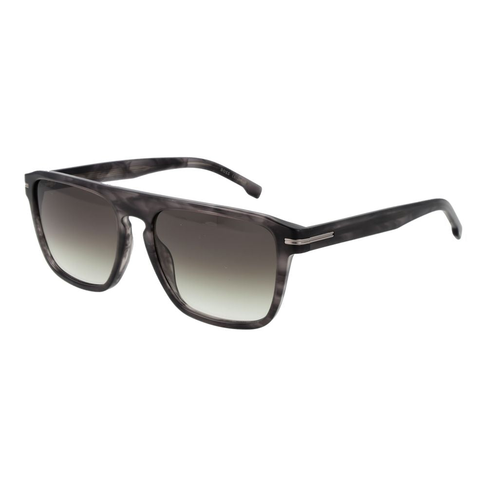 Hugo Boss Gray Men Sunglasses