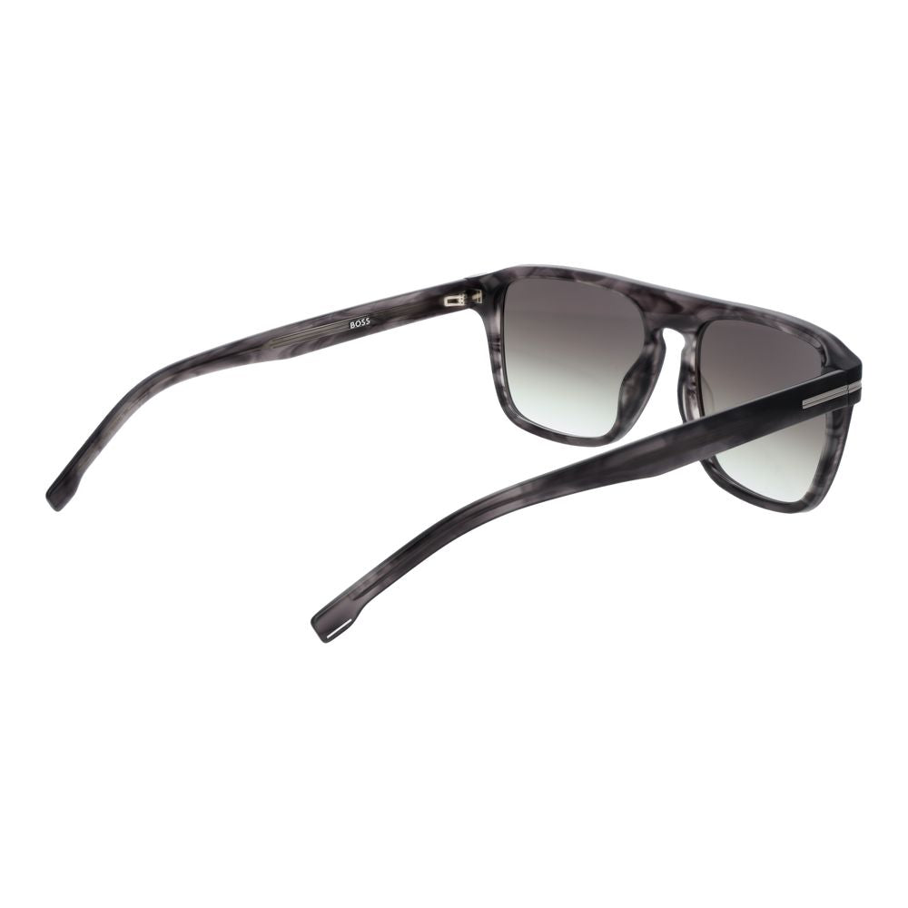 Hugo Boss Gray Men Sunglasses