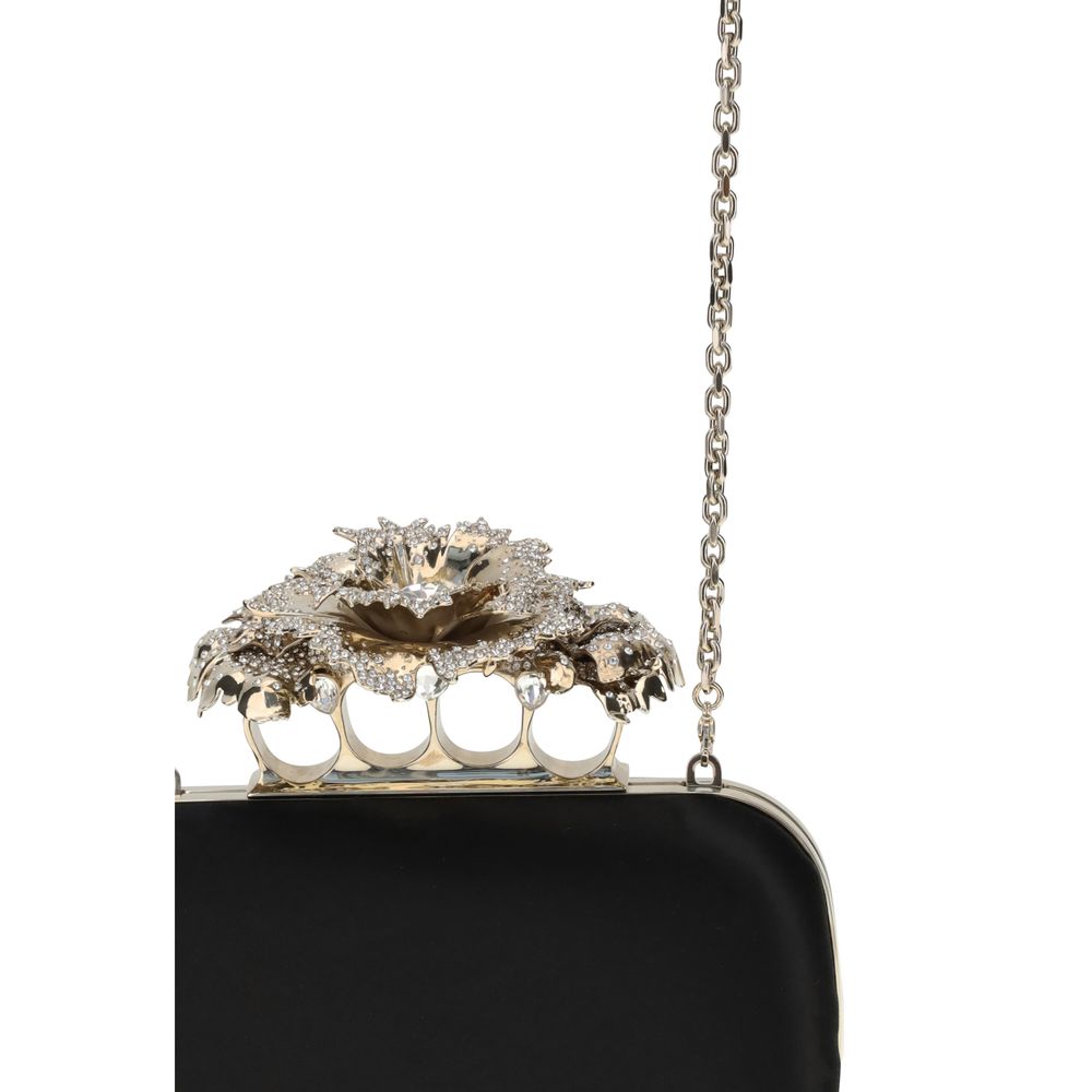 Alexander McQueen Carnation Knuckle Clutch