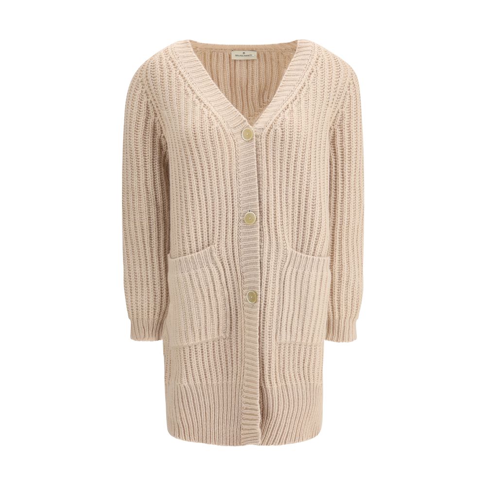 Bruno Manetti Wool midi Cardigan