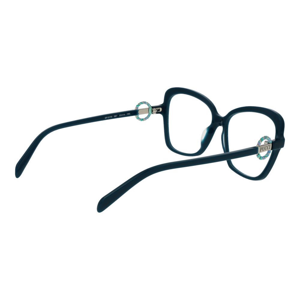 Emilio Pucci Turquoise Women Optical Frames