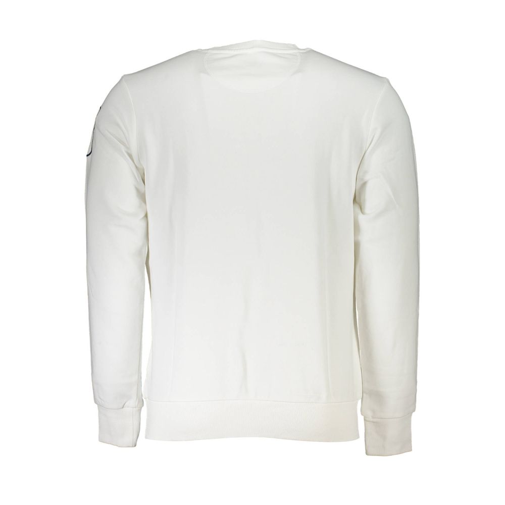La Martina White Cotton Sweater