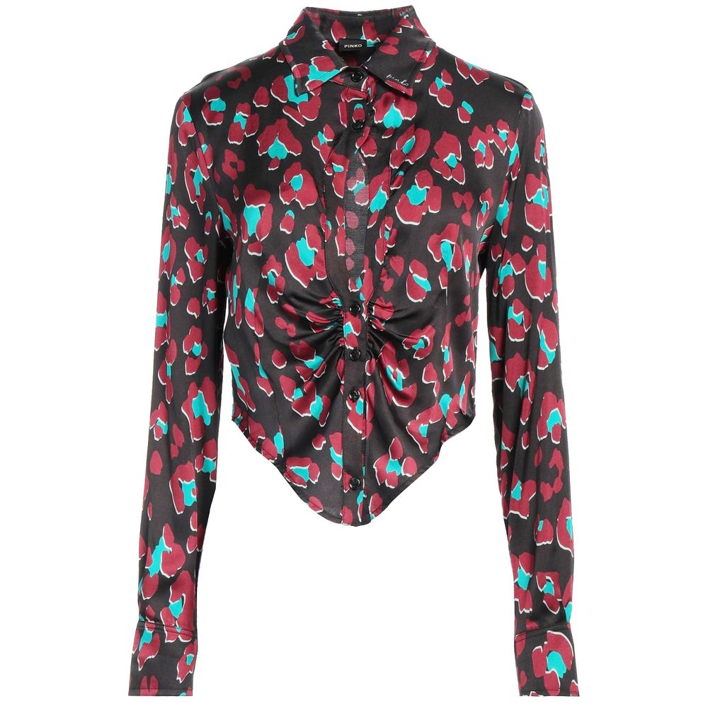 PINKO Black Viscose Shirt