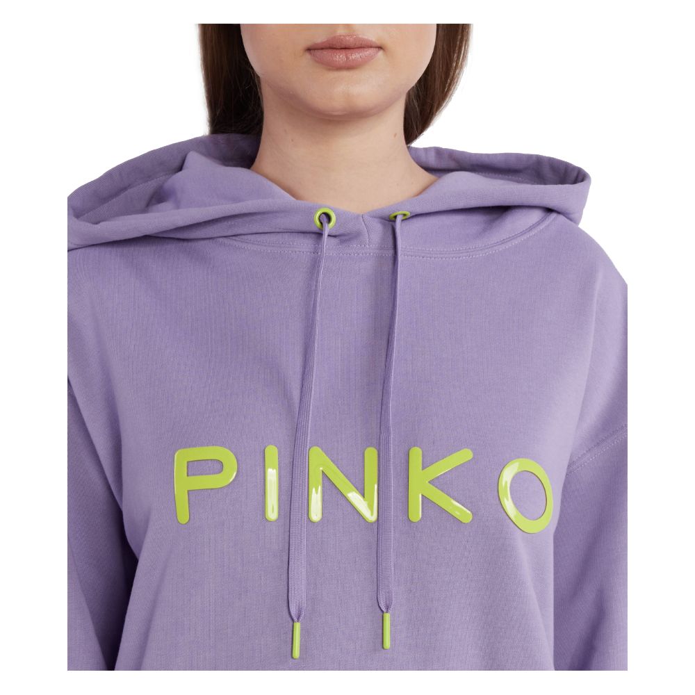 PINKO Purple Cotton Sweater