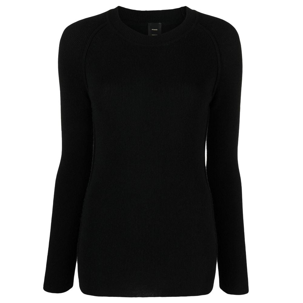 PINKO Black Wool Sweater