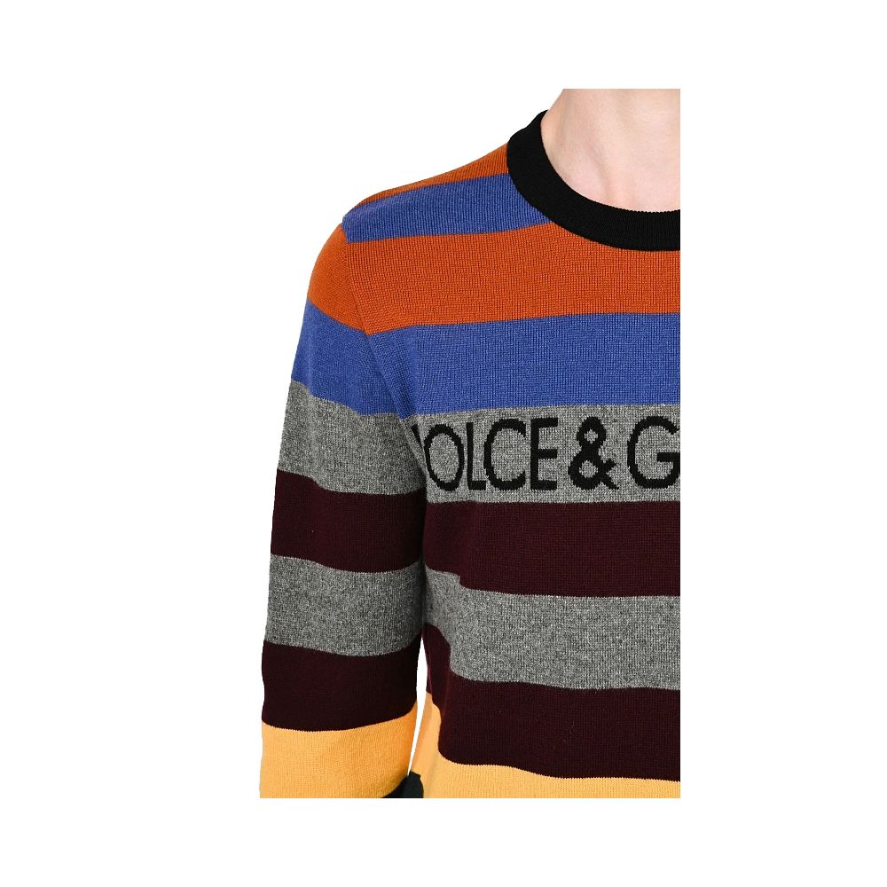 Dolce & Gabbana Multicolor Cashmere Sweater