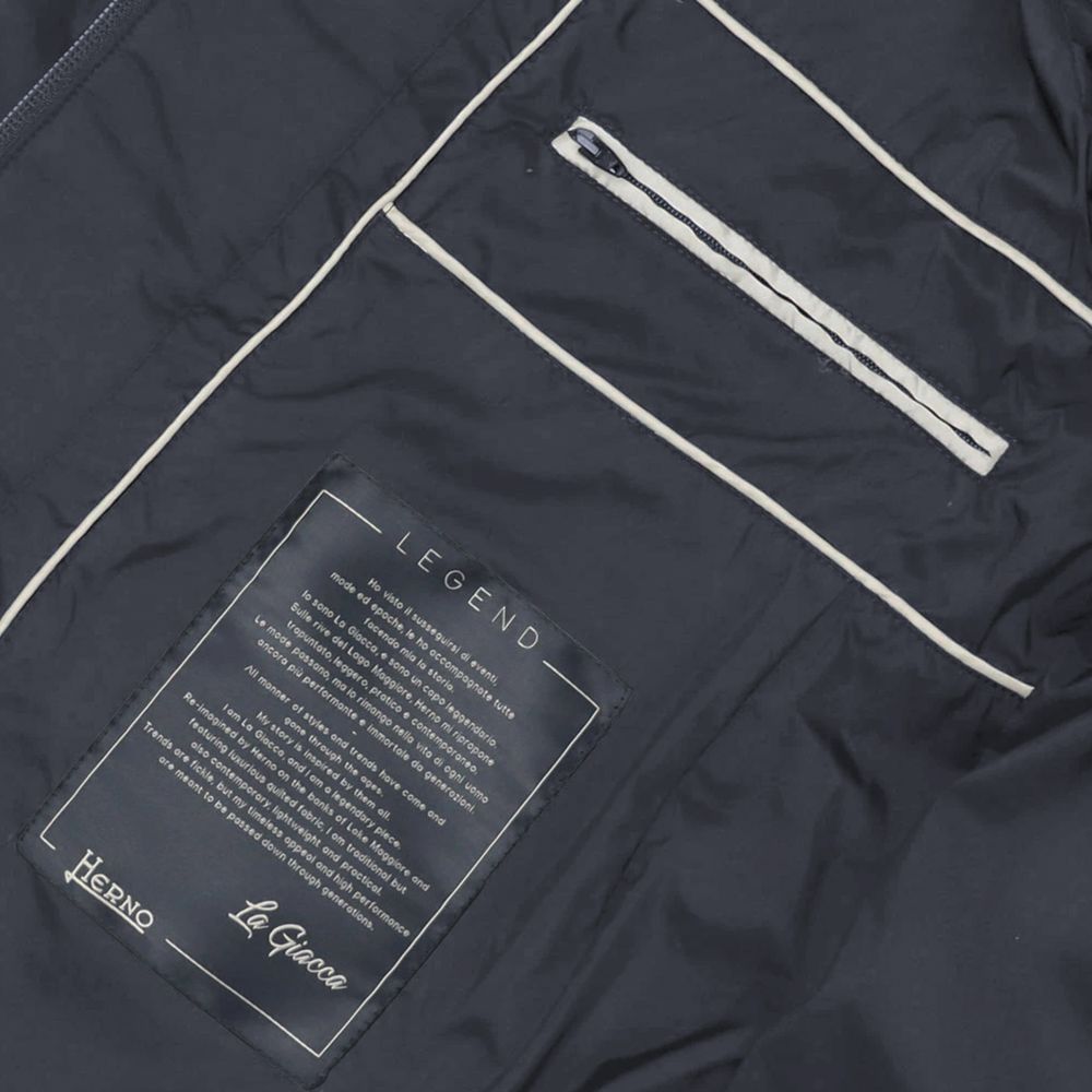 Herno Blue Polyamide Jacket