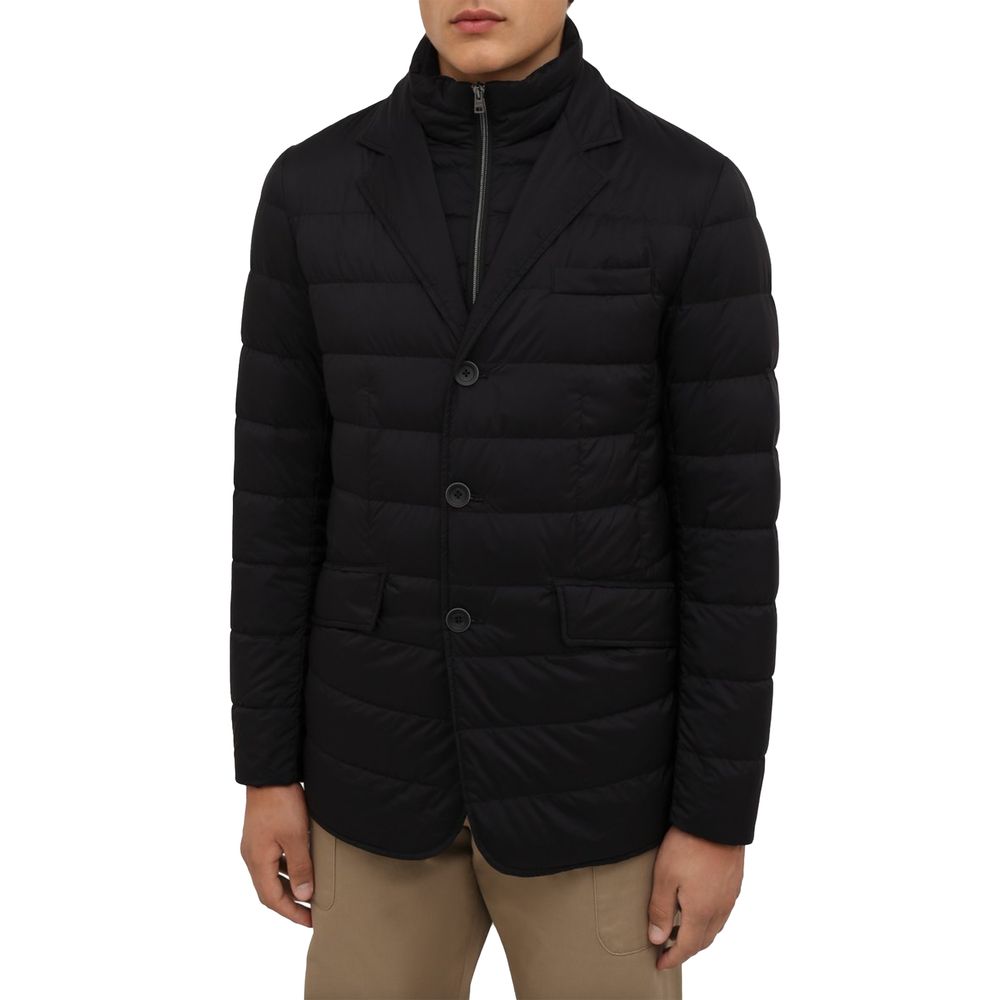 Herno Black Polyamide Jacket