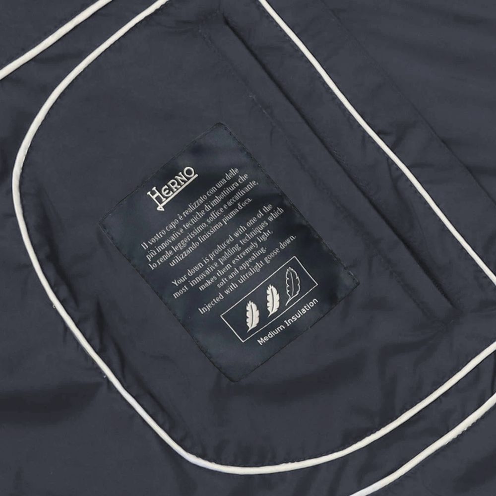 Herno Blue Polyamide Jacket