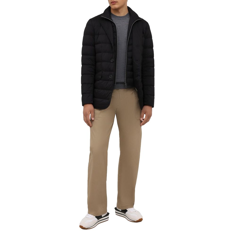Herno Black Polyamide Jacket