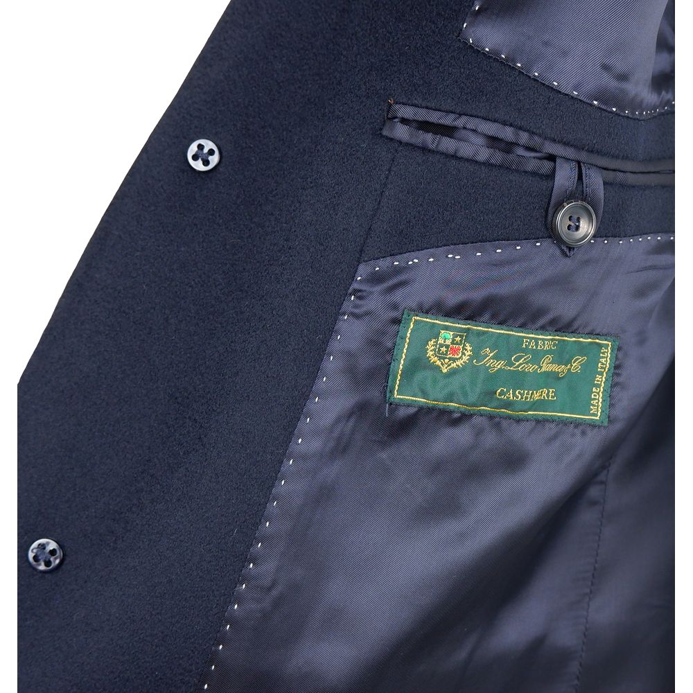 Made in Italy Blue Cashmere Jacket