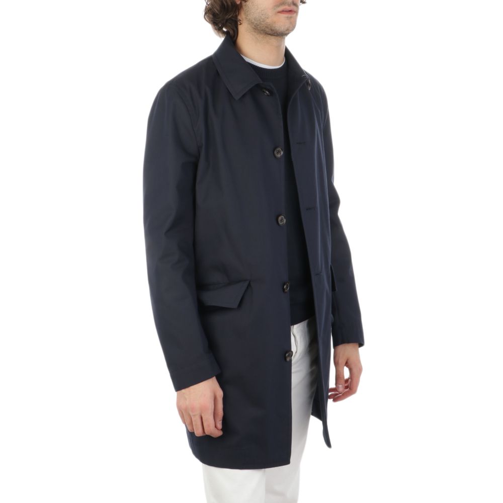 Aquascutum Blue Cotton Jacket