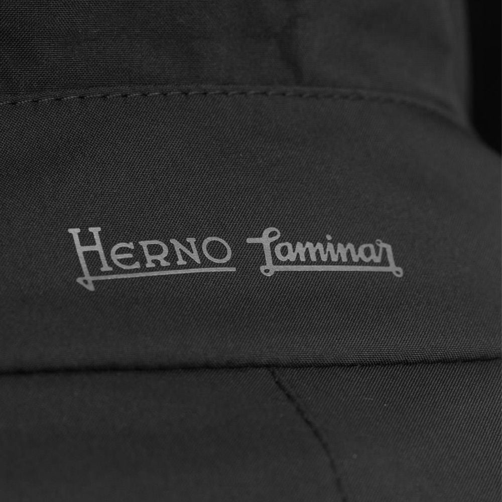 Herno Black Polyester Jacket