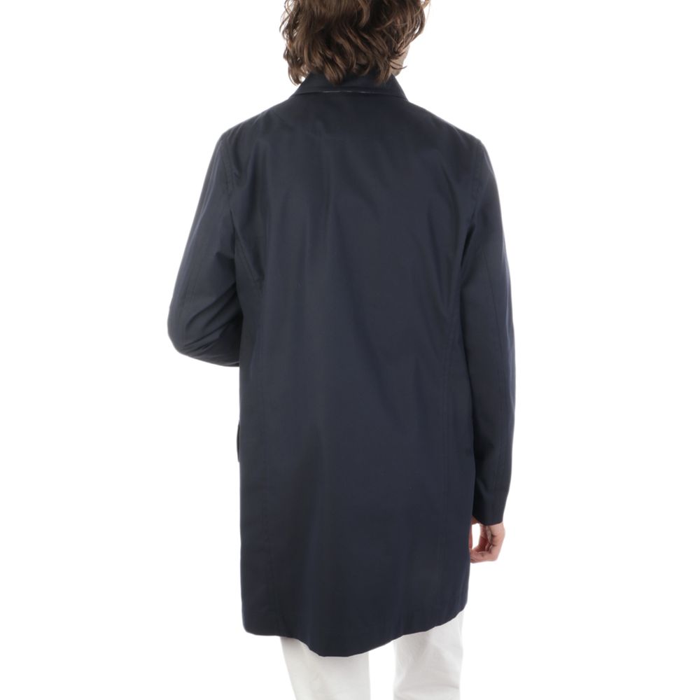 Aquascutum Blue Cotton Jacket