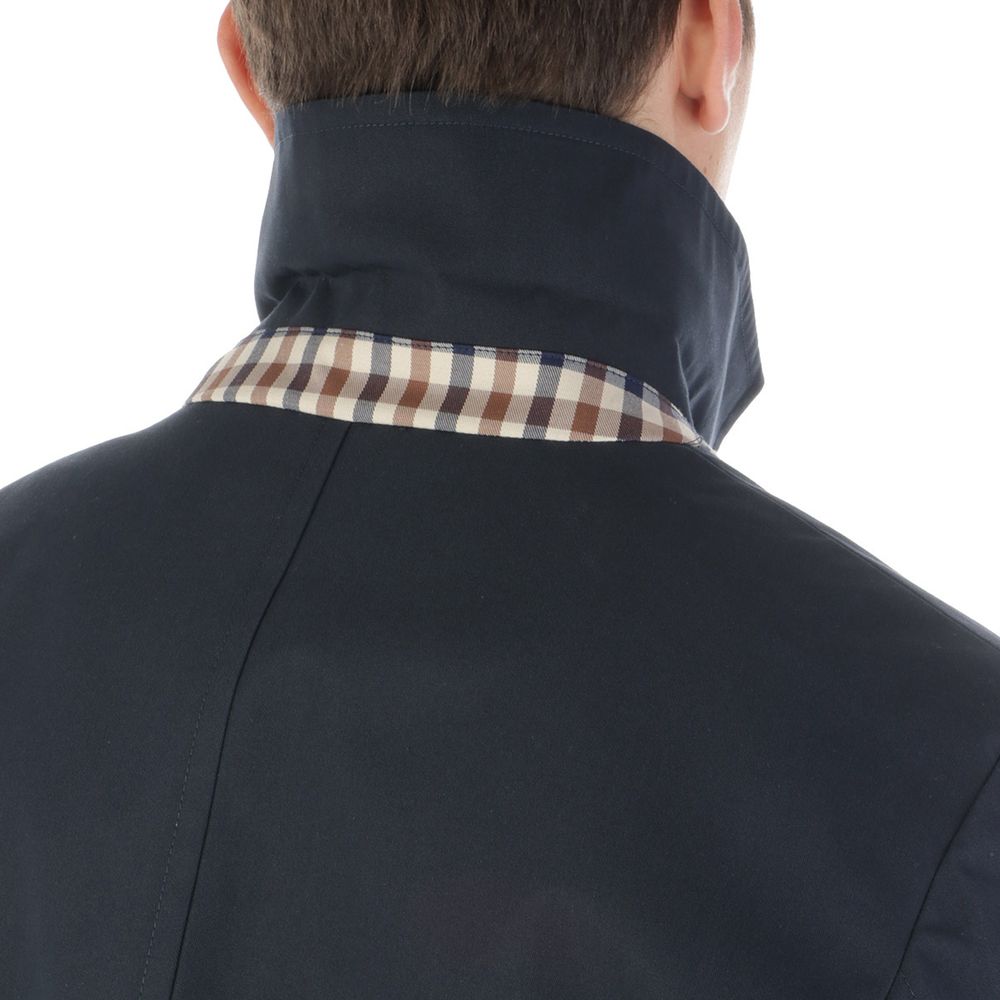 Aquascutum Blue Cotton Jacket