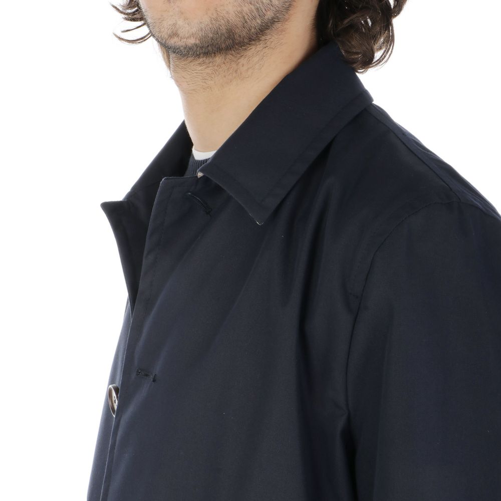 Aquascutum Blue Cotton Jacket