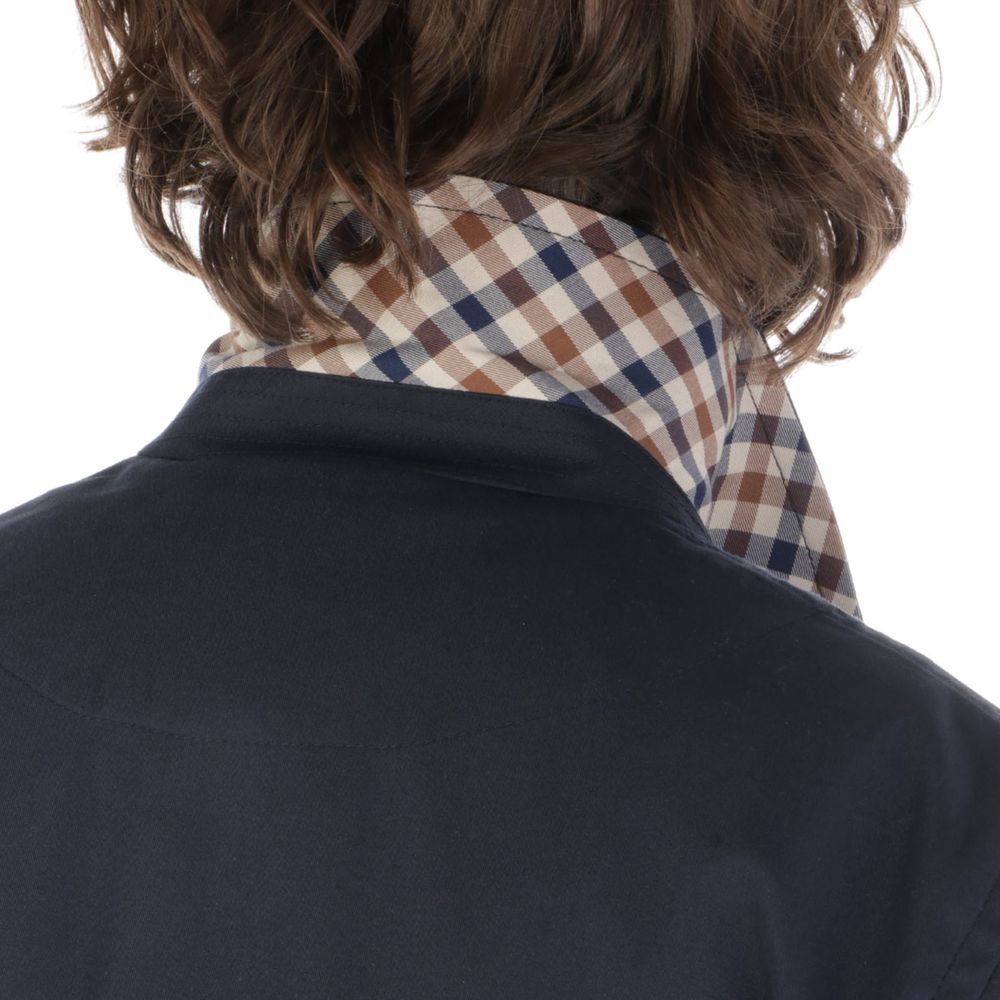 Aquascutum Blue Cotton Jacket