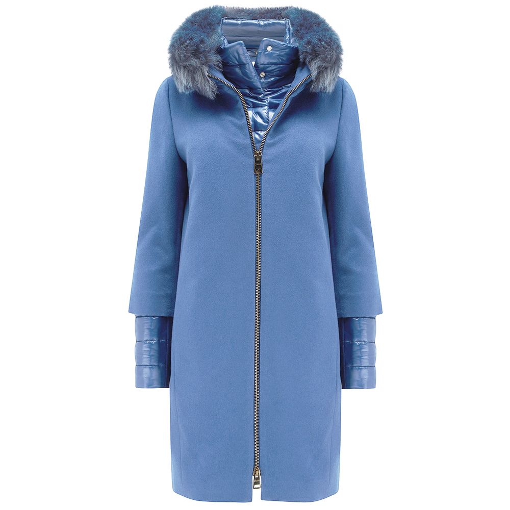 Herno Blue Cashmere Jackets & Coat