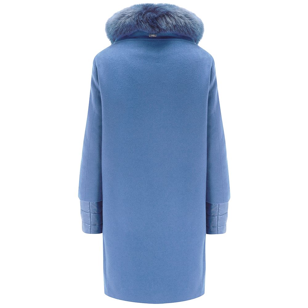 Herno Blue Cashmere Jackets & Coat