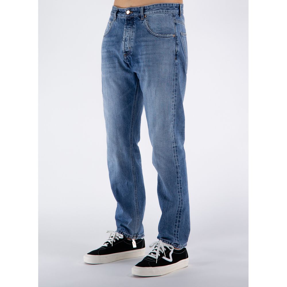 Don The Fuller Blue Cotton Jeans & Pant