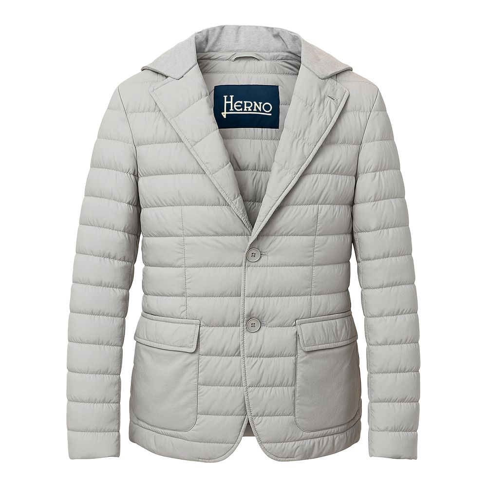 Herno Gray Polyamide Jacket
