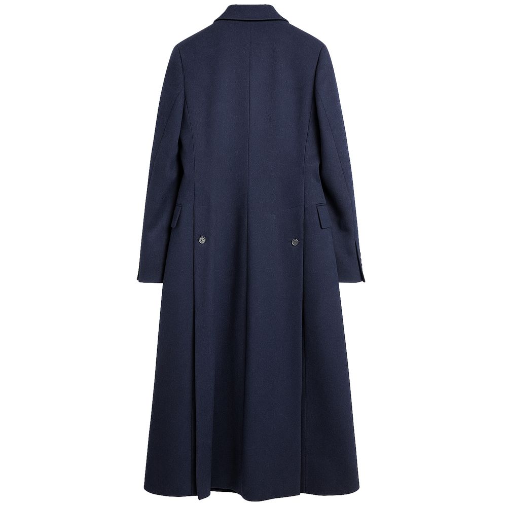 Made in Italy Blue Wool Jackets & Coat