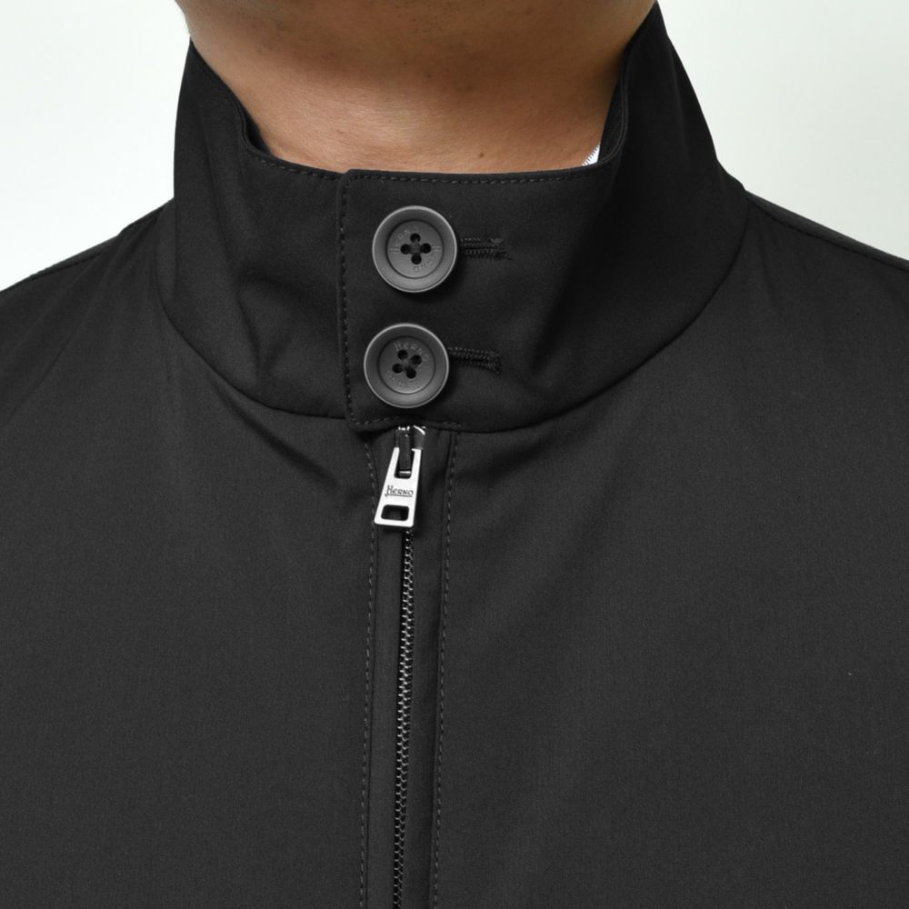 Herno Black Wool Jacket