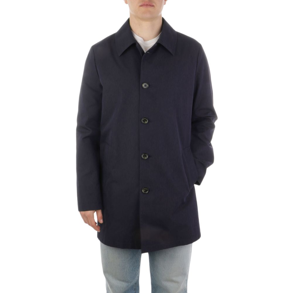Aquascutum Blue Polyester Jacket