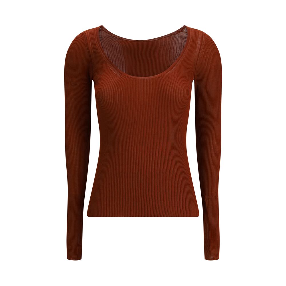 Petar Petrov Ribbed fitted Top