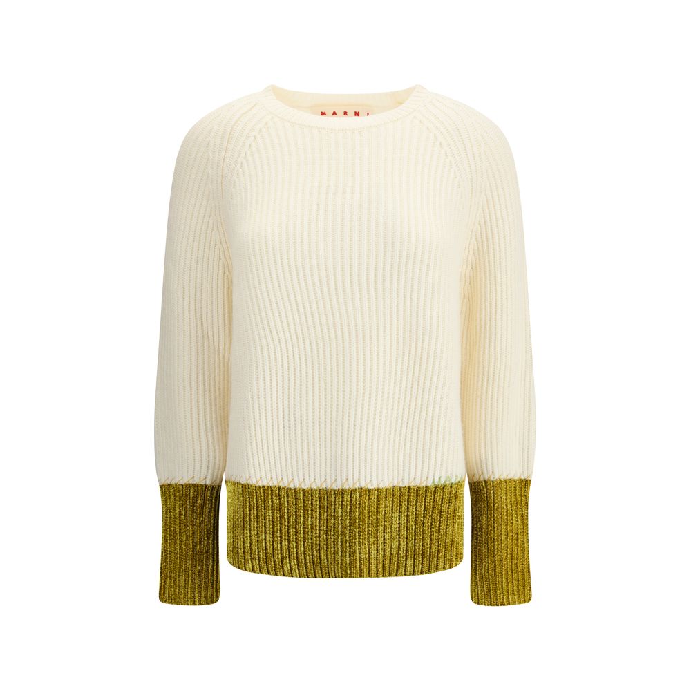 Marni Color block wool Sweater