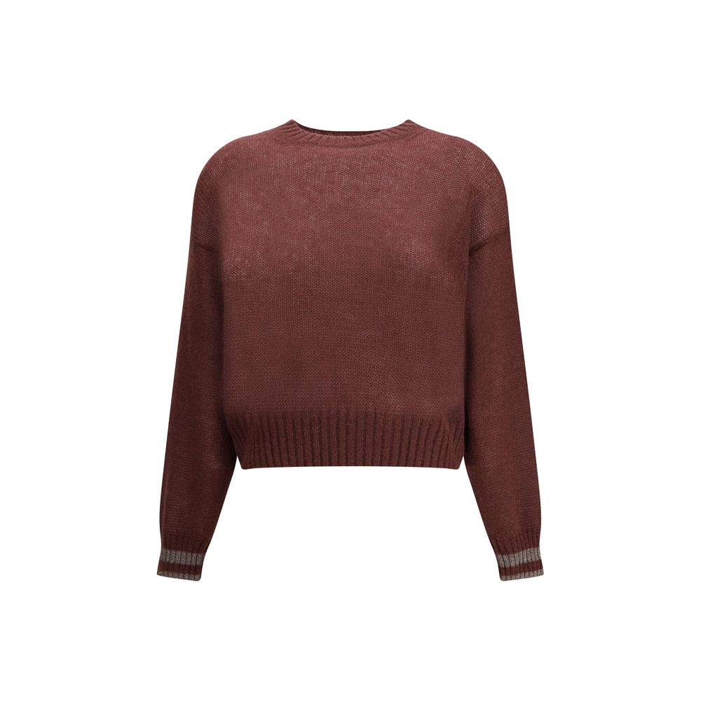 Brunello Cucinelli's Sweater with sparkling cuffs