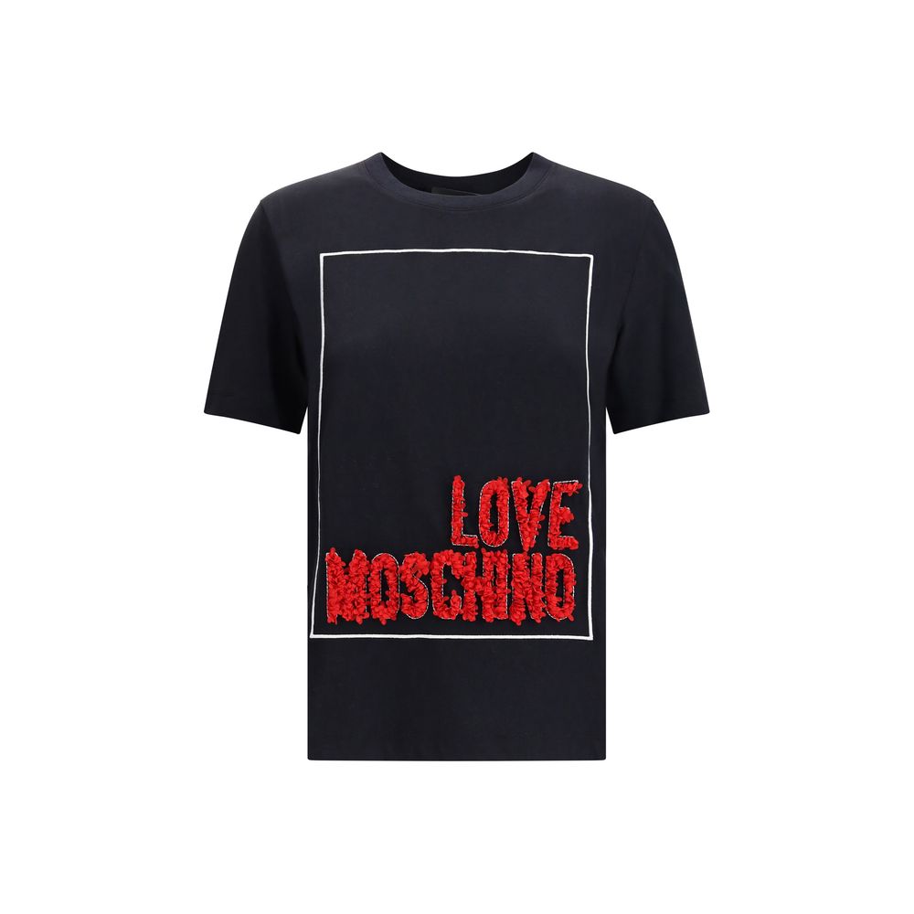 Love Moschino Embroidered Crewneck T-shirt