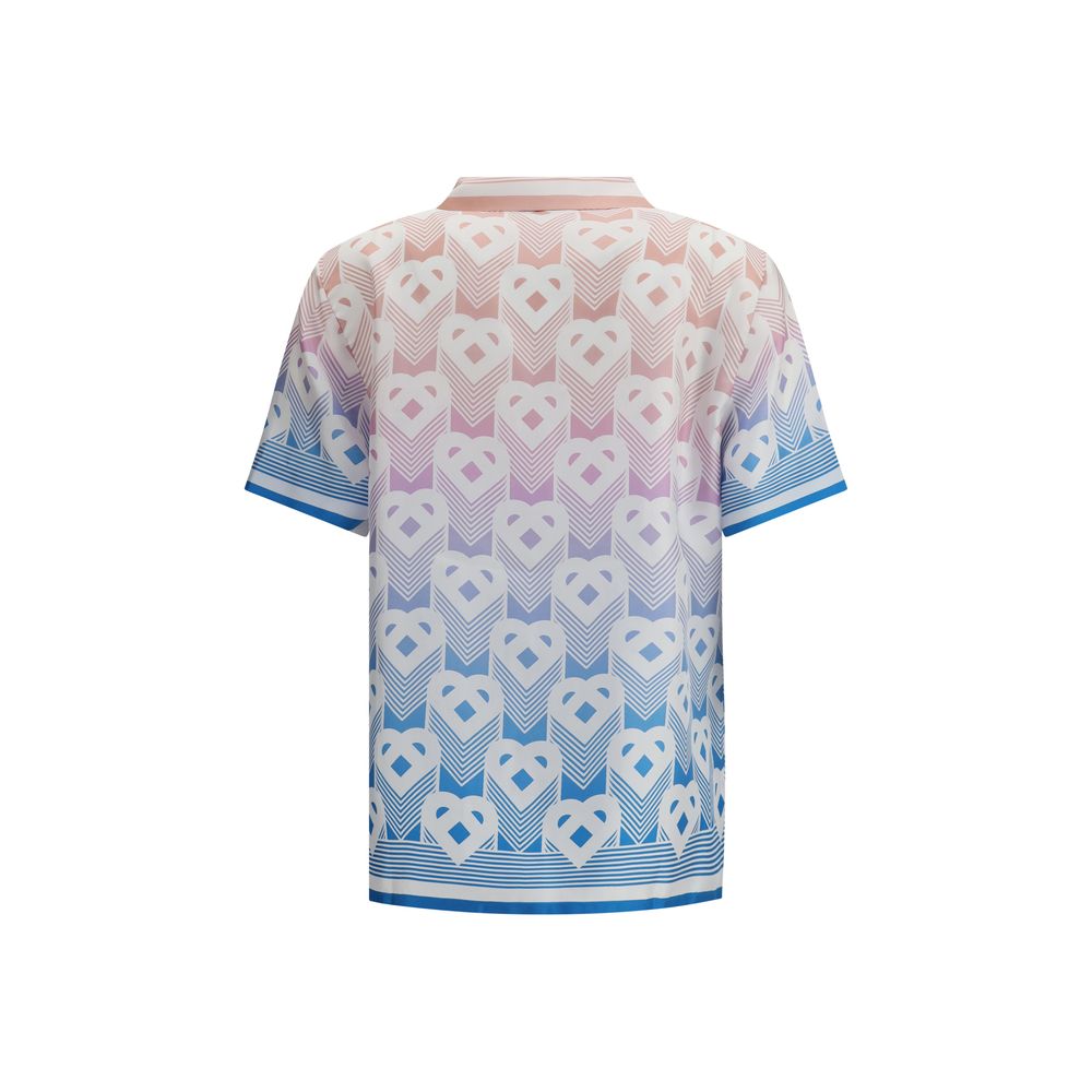 Casablanca Silk Cuban Collar short sleeve Shirt