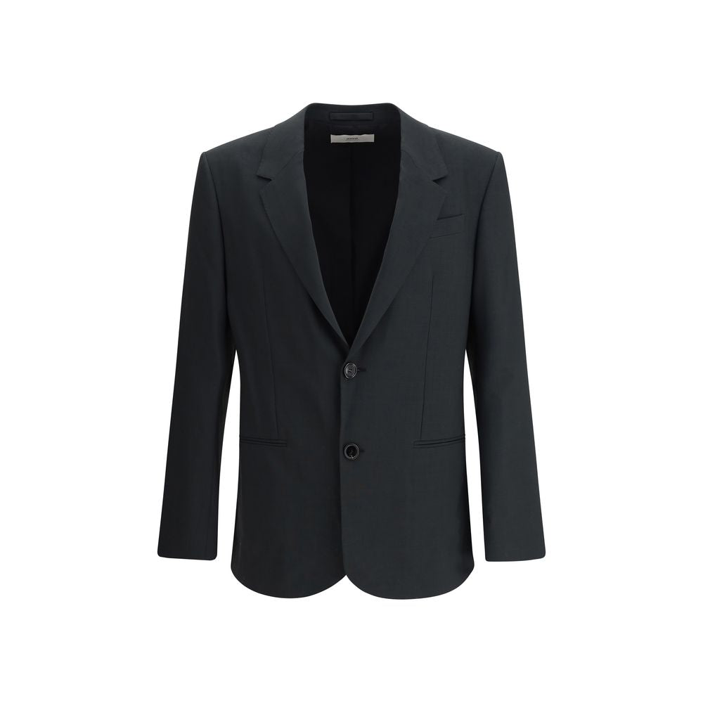 Ami Paris Single-breasted Jacket in virgin wool