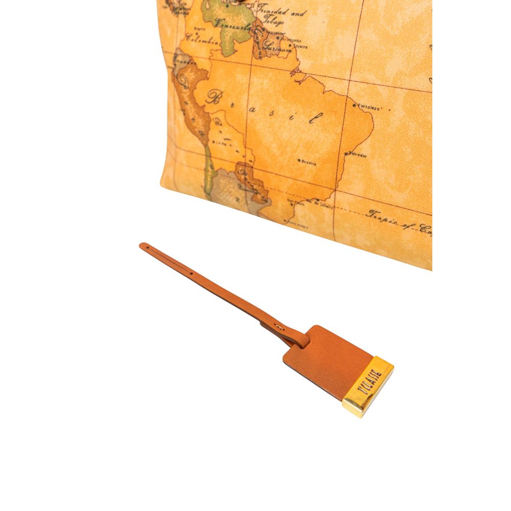 Alviero Martini Prima Classe Beige Leather Handbag