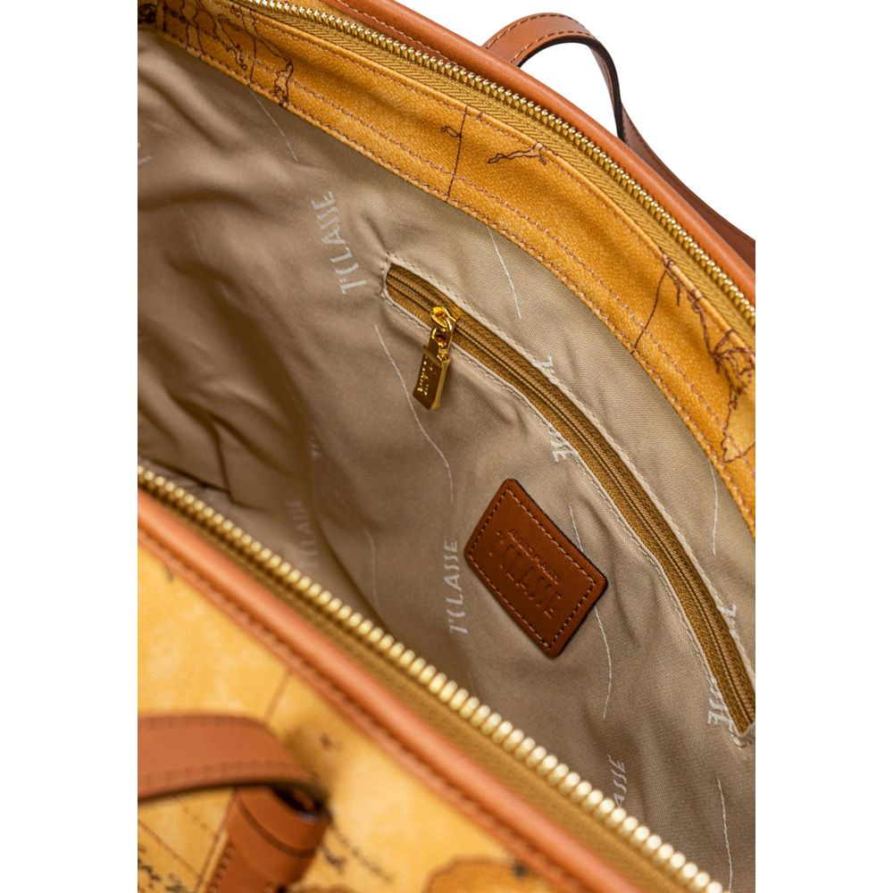 Alviero Martini Prima Classe Beige Leather Handbag