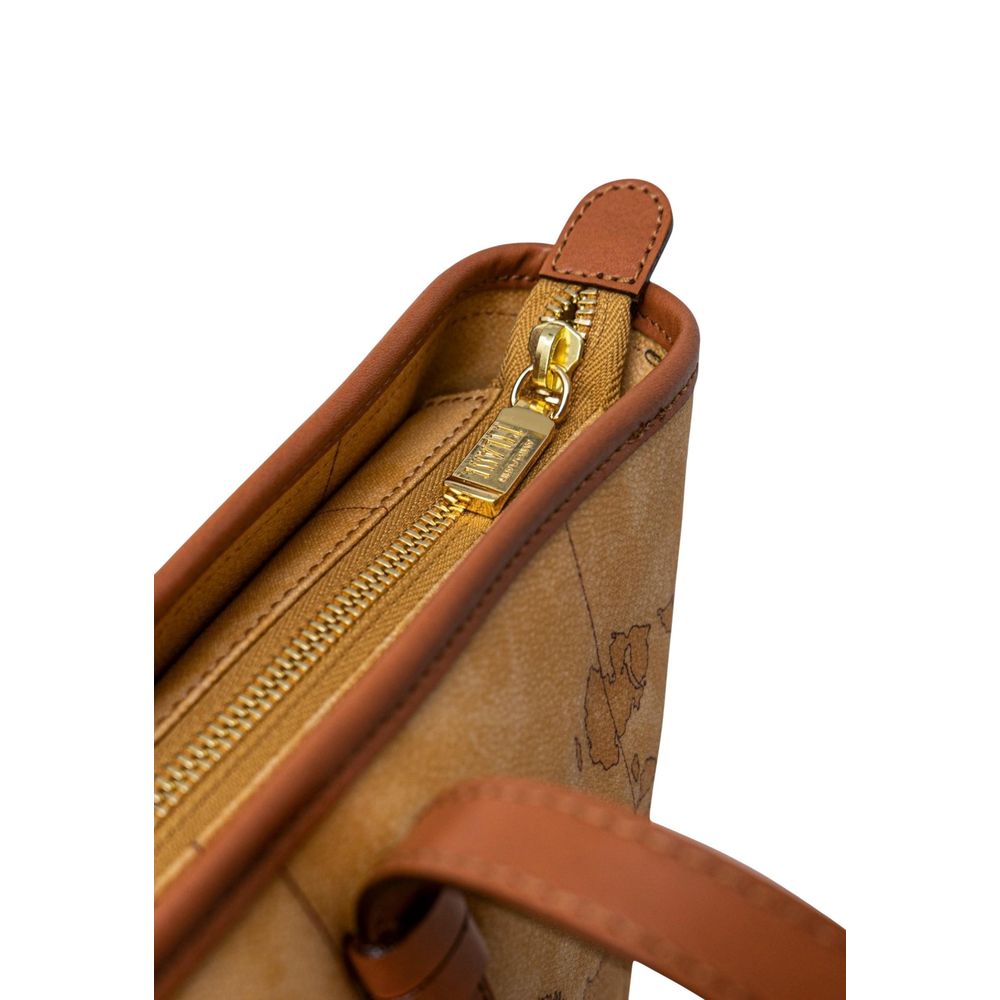 Alviero Martini Prima Classe Beige Leather Handbag