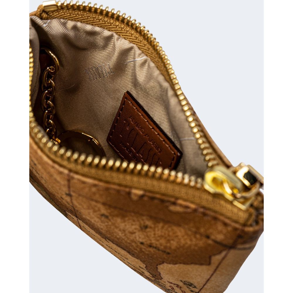 Alviero Martini Prima Classe Beige Leather Clutch Bag