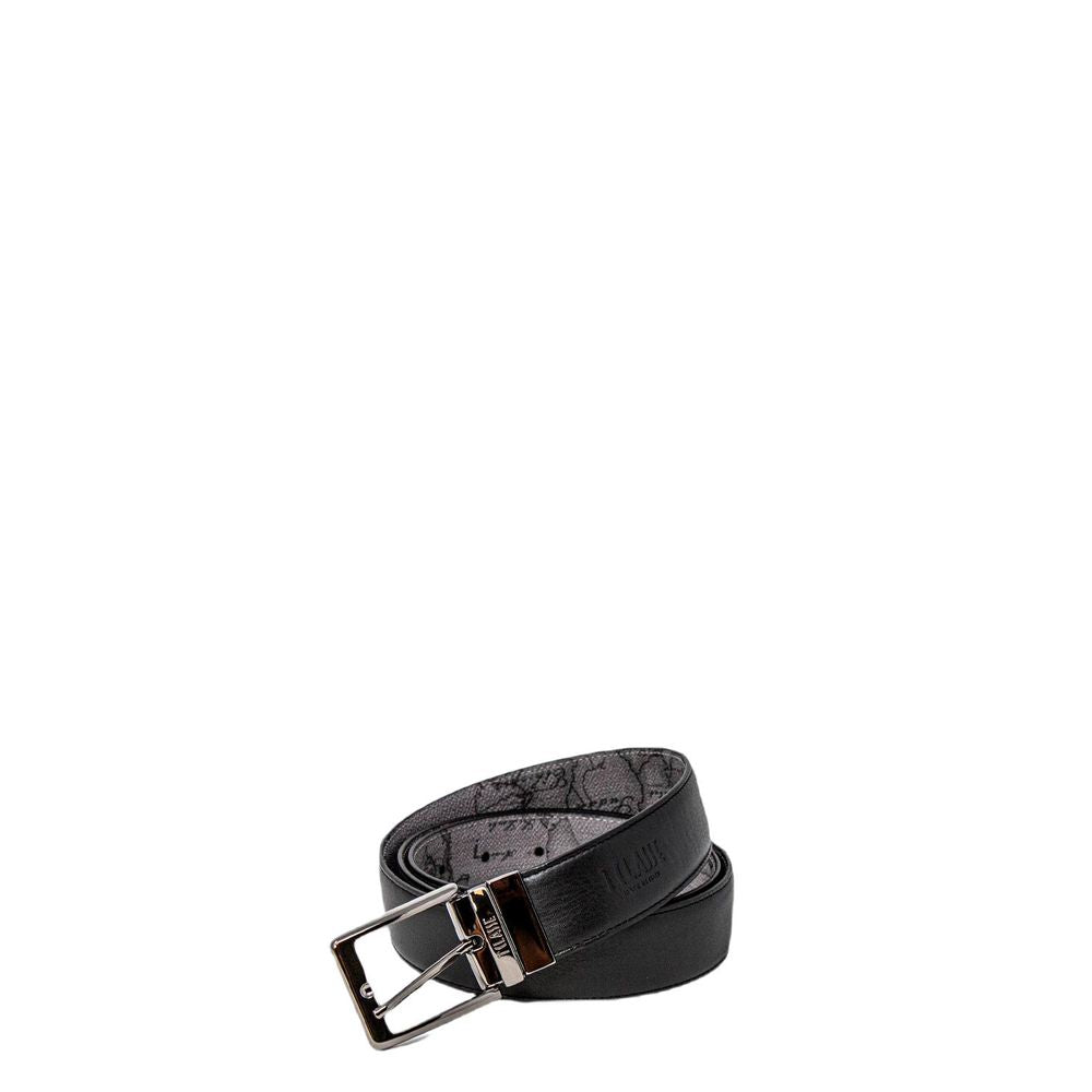 Alviero Martini Prima Classe Black Leather Belt