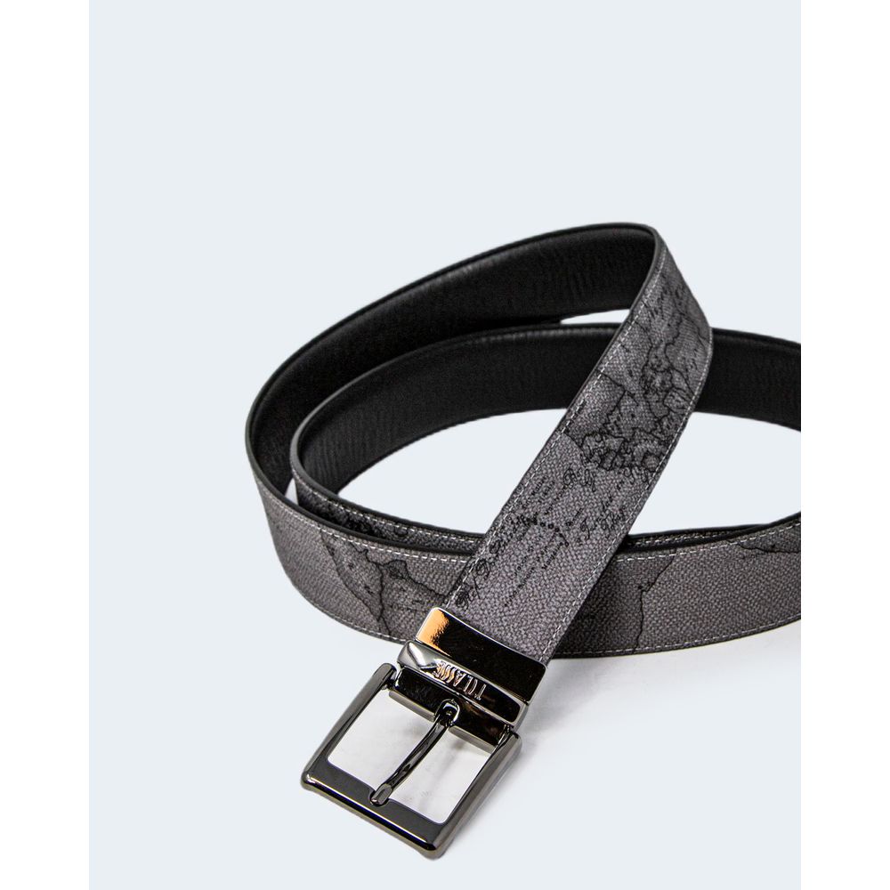 Alviero Martini Prima Classe Black Leather Belt